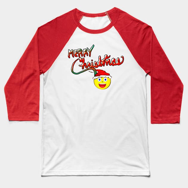 Merry Christmas Baseball T-Shirt by DougB